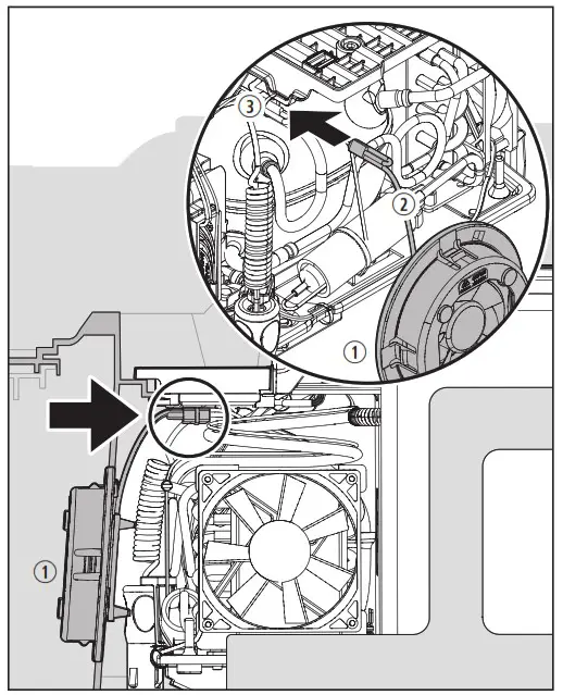 DOMETIC CCF T CPV Center Console Refrigerator - Connecting Power to the Fan