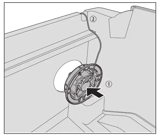 DOMETIC CCF T CPV Center Console Refrigerator - Installing the Front Fan
