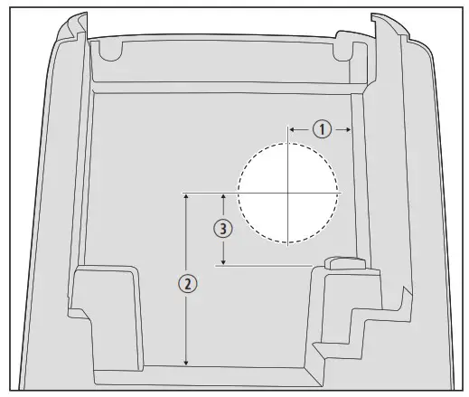 DOMETIC CCF T CPV Center Console Refrigerator - Preparing the Front Fan Location