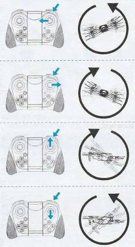 DRONEEYE 4D-06 4DRC 4D-V2 Foldable Mini Drone- roll