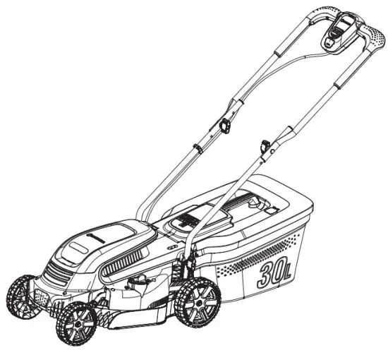 GARDENA 14621 Battery Lawnmower