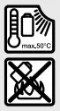 GARDENA 14621 Battery Lawnmower - Symbols 12