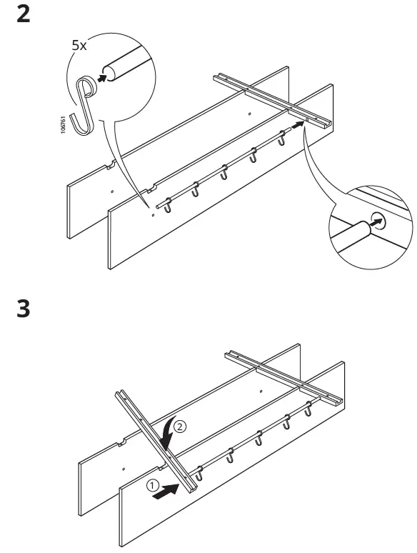 IKEA 502.413.37 VÄRDE Wall Shelf Fig3