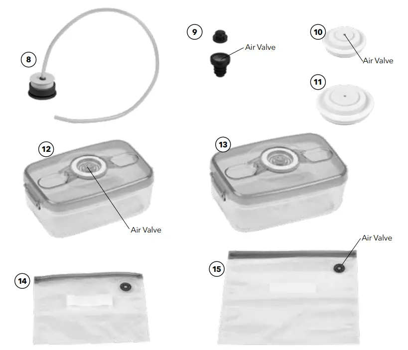 PowerXL VS2 140W Duo Nutirisealer Owner's Manual - Parts & Accessories
