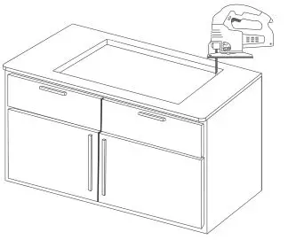 Swiss Madison - well made forever Undermount Kitchen Sink - Cut Countertop