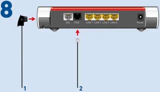 Connect Telephones by Cable
