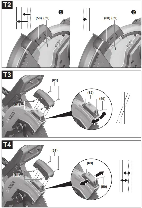BOSCH GCM 12 SDE Professional Sliding Mitre Saw - overview 10
