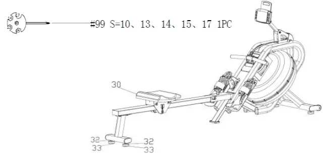 SUNNY-HEALTH-FITNESS-SF-RW5910-Phantom-Hydro-Water-Rowing-Machine-fig13