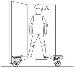 HIBOY S22 Electric Skateboard Dual Brushless Motor Longboard - Riding Notice 4