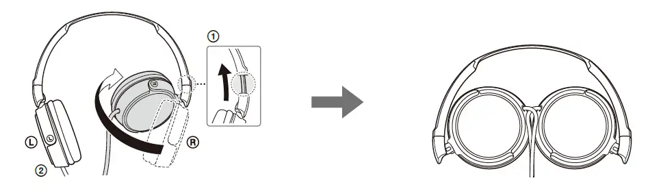 SONY MDR-ZX310 Stereo Headphones-2
