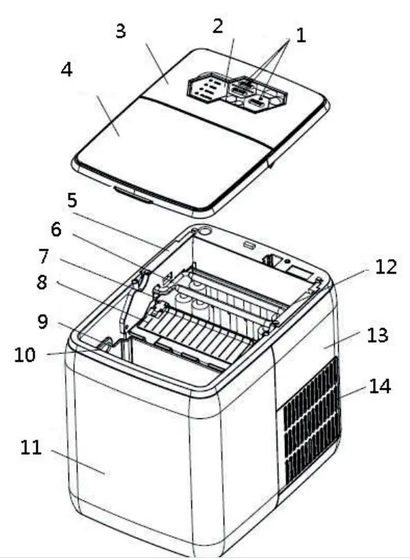 KLARSTEIN 10034462 Ice Cube Maker - fig1