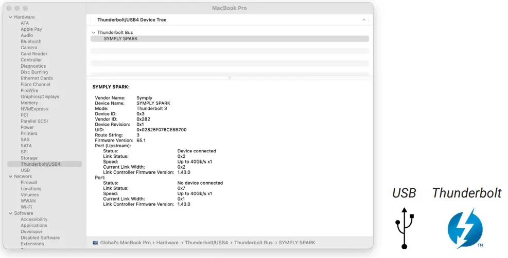 SymplySPARK 48TB 8 Bay Thunderbolt 3 RAID Array - app 1