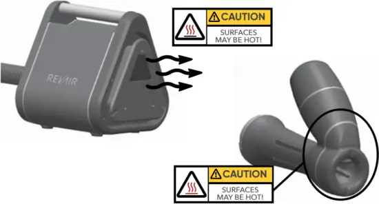 REVAIR RA80006 - Caution