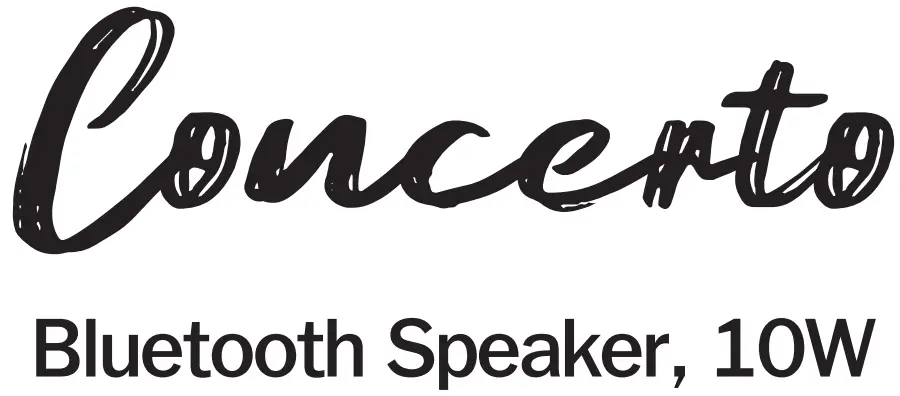 NOD BTS 300 Concerto 10W Bluetooth Speaker - logo 1