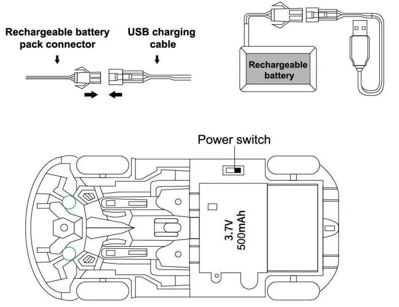 REVOLT GC887552-67 Transforming Robot Racer User Manual - Operating Instructions