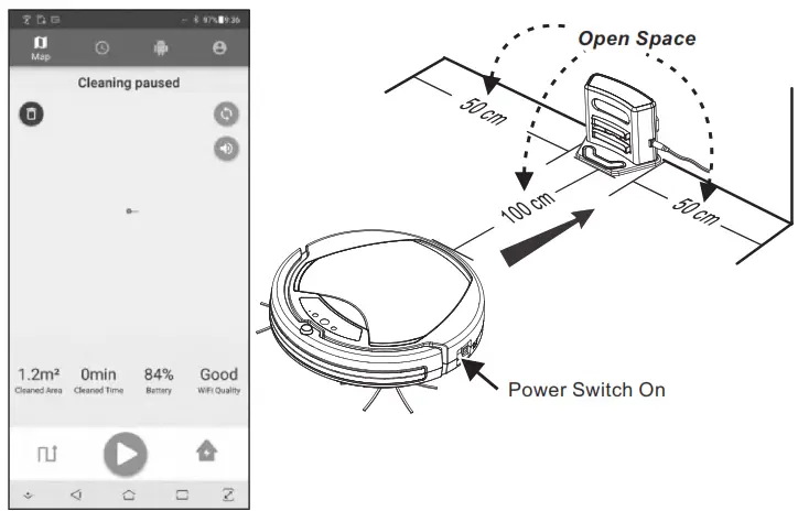 ADDA ZD24W Robotic Vacuum Cleaner - Please refer to below picture