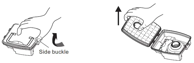 ADDA ZD24W Robotic Vacuum Cleaner - upper cover