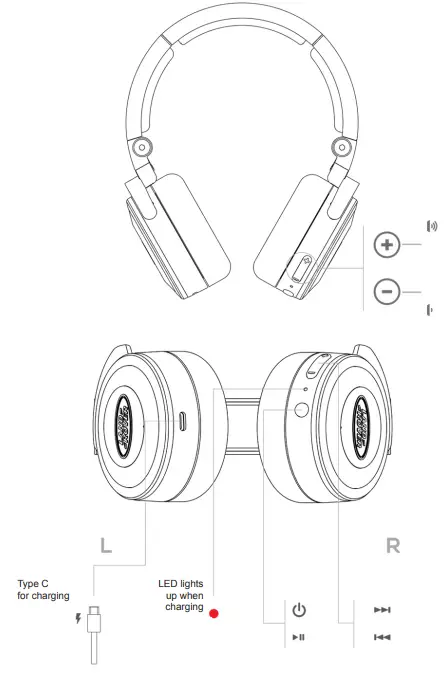 JBL A55BT Bluetooth Headphone 2