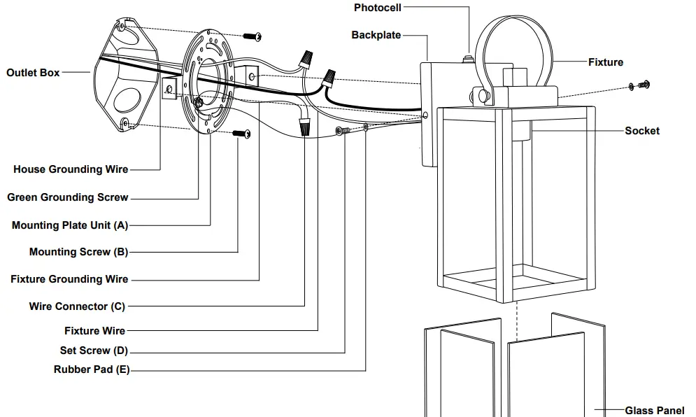 VAXCEL Medinah 1 Light 12 inch Textured Whit