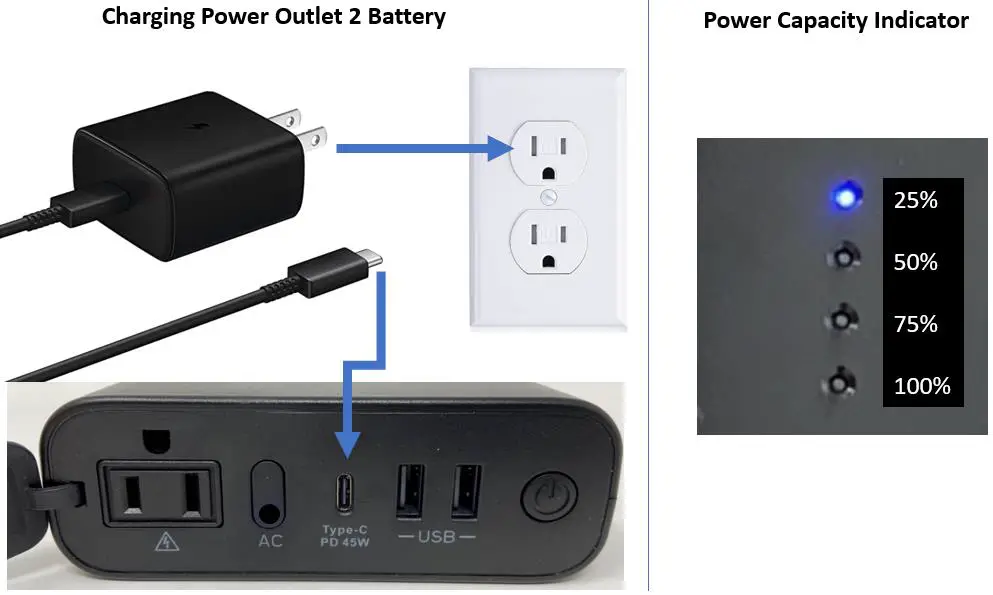 ZOPEC MEDICAL 20ZDPO2 Universal Rechargeable CPAP Battery - instruction