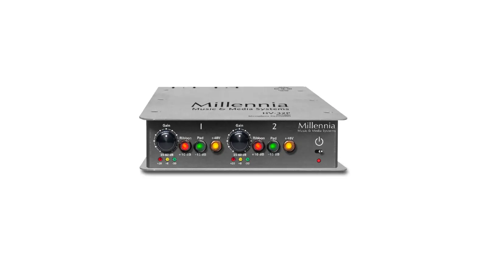 Millennia Hv-32p Portable Microphone Preamp User Guide Millennia Hv-32p Portable Microphone Preamp User Guide