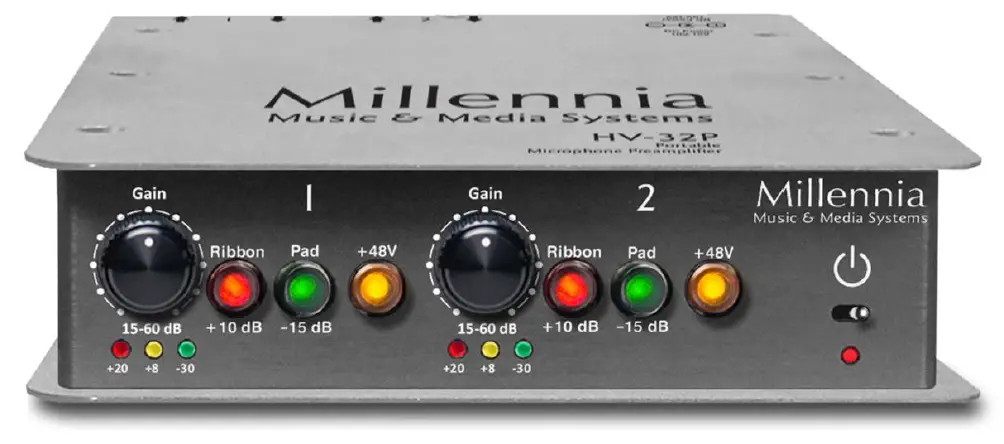 Millennia HV-32P Portable Microphone Preamp PRODUCT