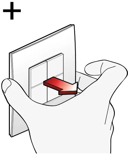 Niko PM360 dimmer switch KNX - Demontage 1