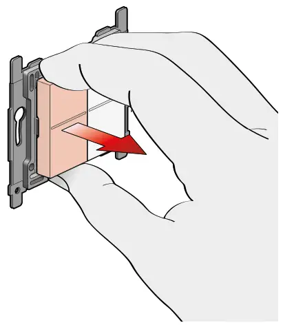 Niko PM360 dimmer switch KNX - Demontage 2