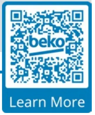 beko DDT38532X Tall Tub Dishwasher - QR CODE