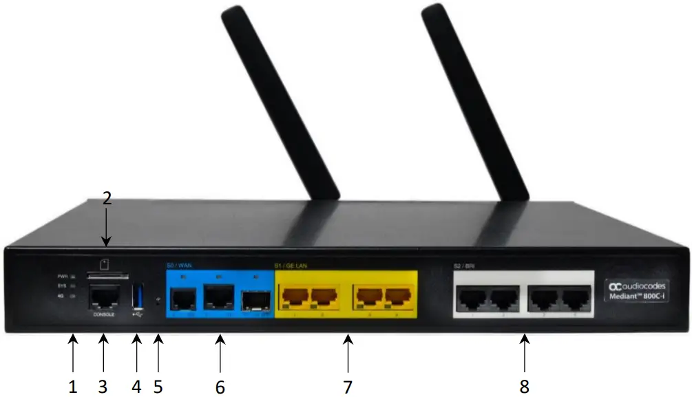 audiocodes LTRT-23620 Mediant 800Ci uCPE A1