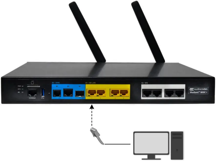 audiocodes LTRT-23620 Mediant 800Ci uCPE D1