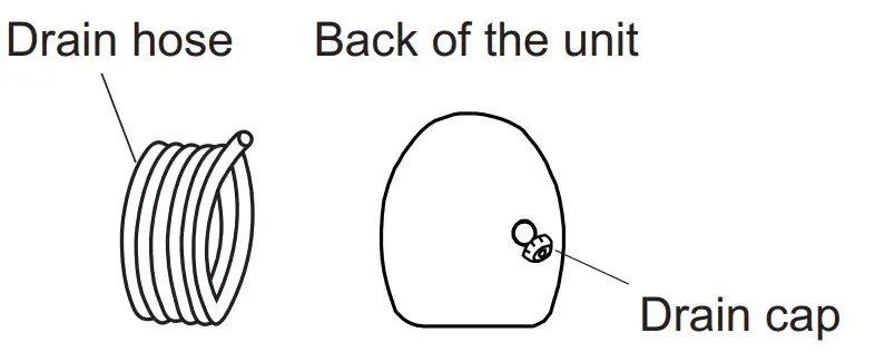 ausclimate WDH-716DE Dehumidifier - Drain hose