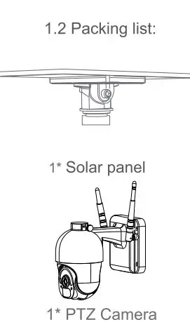 tuya 4G Intelligent Solar Energy Alert PTZ Camera 2