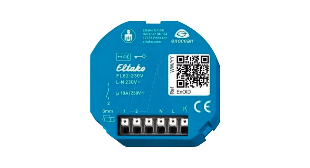 Eltako Fl62np-230v Wireless Light Actuator User Manual