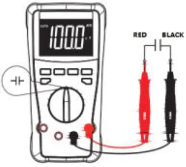 PeakTech 2030 Digital Multimeter - ecimal point