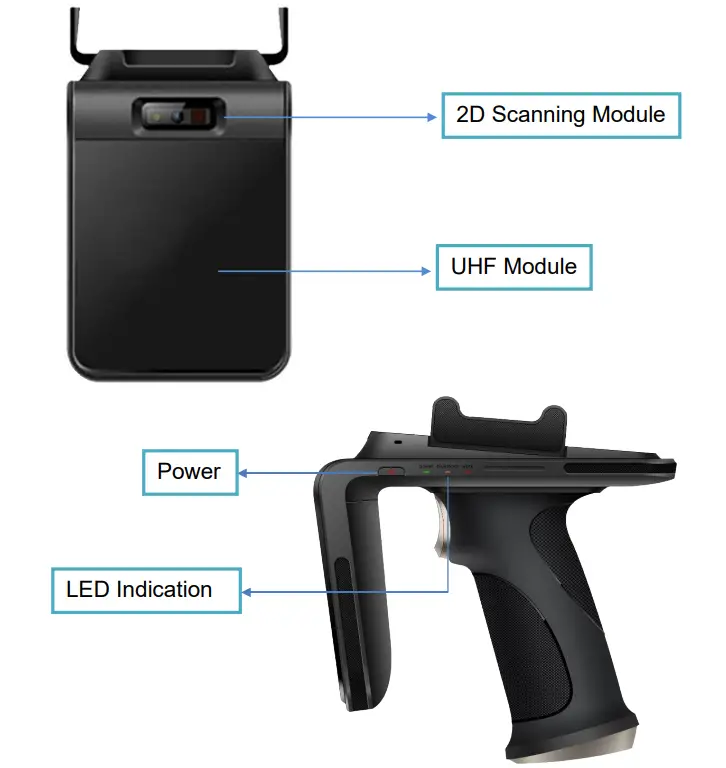 MARSON MR18 UHF Sled Reader - Appearance