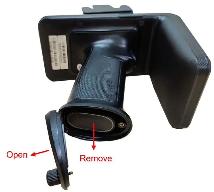 MARSON MR18 UHF Sled Reader - handle