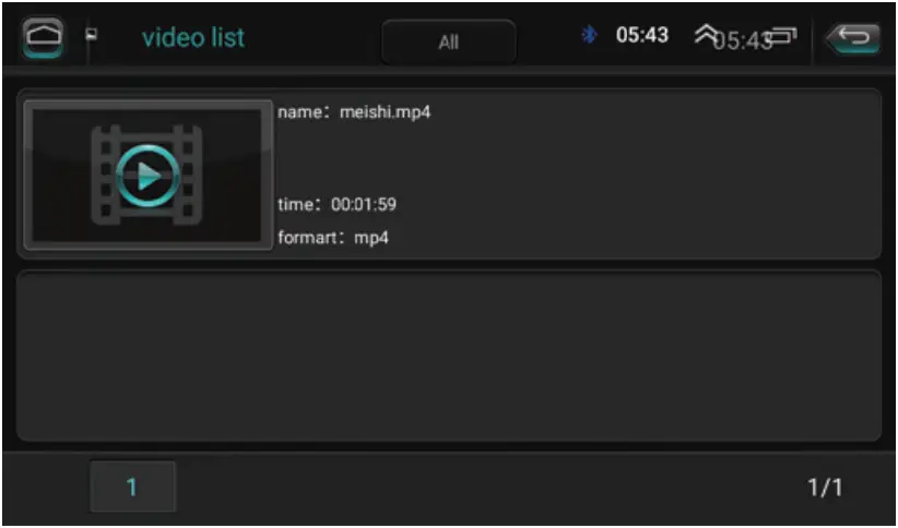 KROAK K-CS01 - Video player 2
