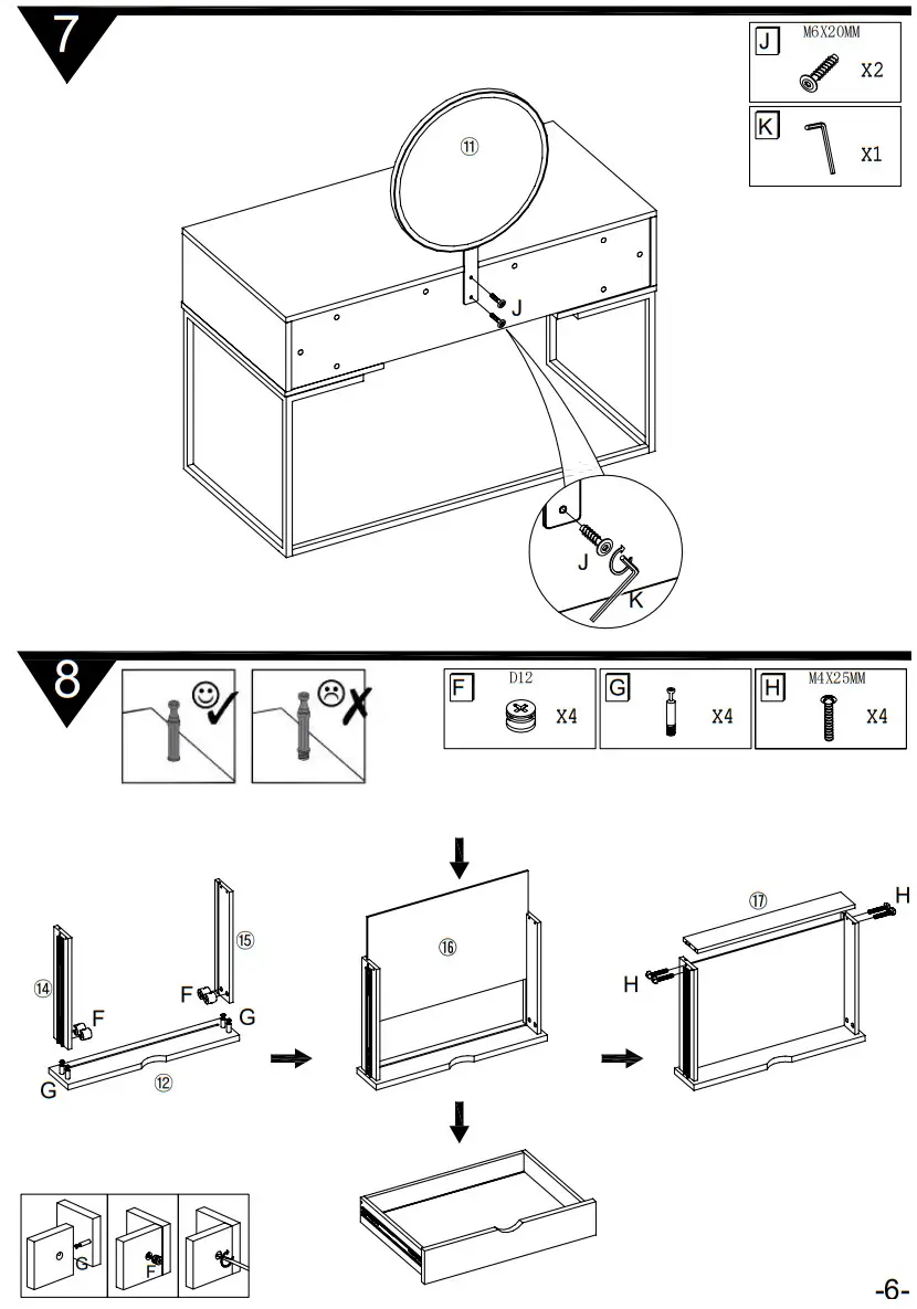 OTTO 1482662287 Douxmi Dressing Table - Figure 6