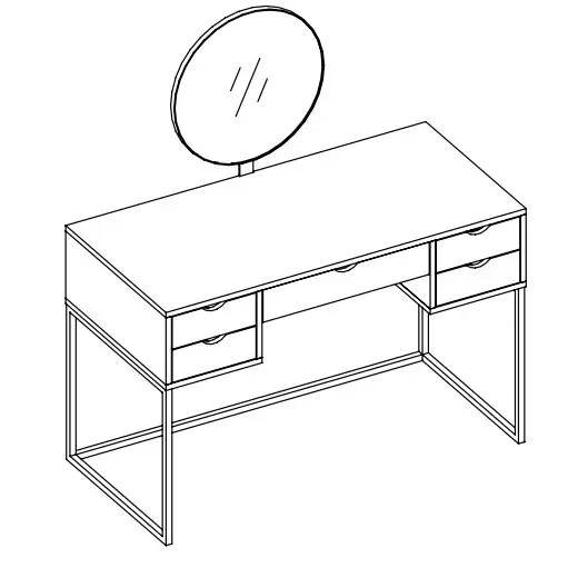 OTTO 1482662287 Douxmi Dressing Table