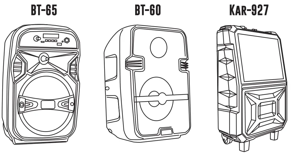 QFX BT 150 Truck Style Bluetooth Speaker with LEDs - fig 2