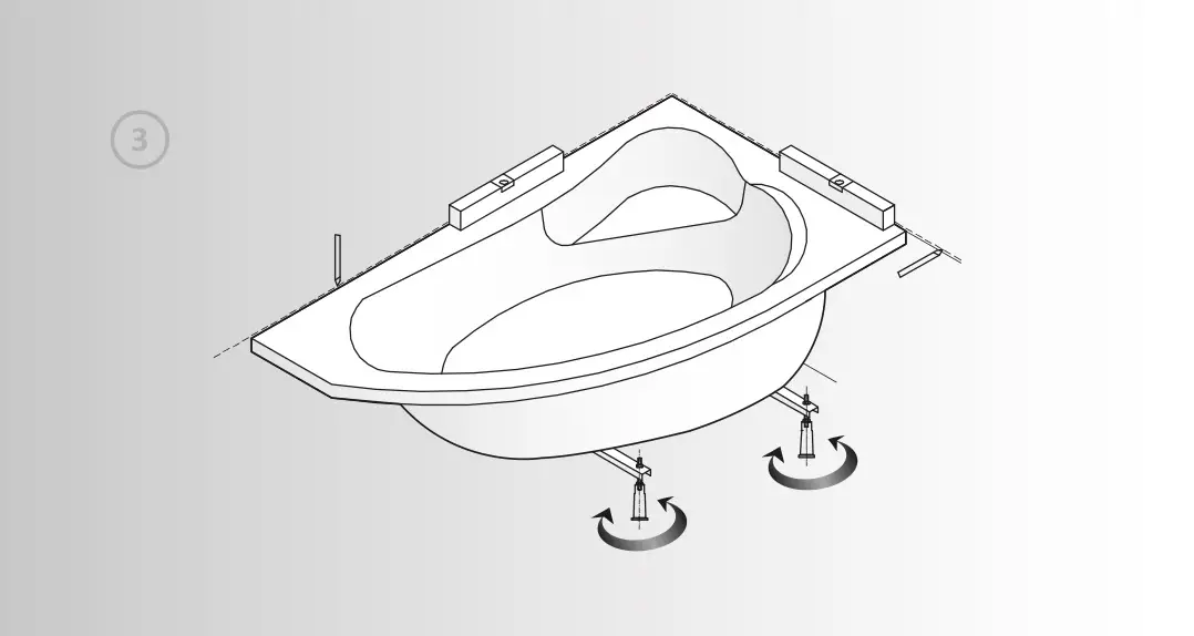 cersanit P-WP-ZEN170 Rectangular Bathtub - figure 3