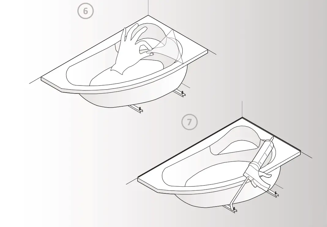cersanit P-WP-ZEN170 Rectangular Bathtub - figure 6,7