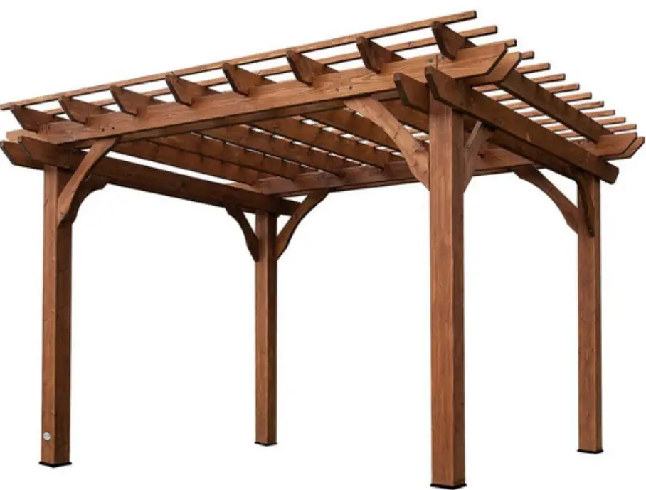 TABELL-1014-4383-Pergola-Large-Wooden-Trellis-Patio-Pavilion-Gazebo-PRODUCT