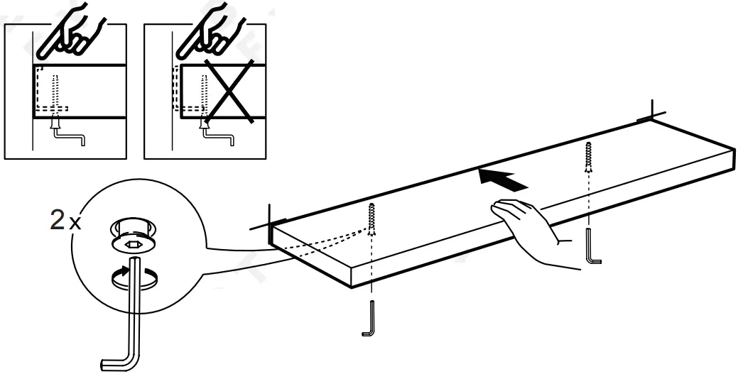 VonHaus 4000033 S2 Rose Gold Mirrored Shelves - Fig 10