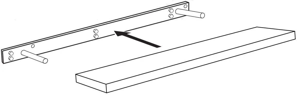 VonHaus 4000033 S2 Rose Gold Mirrored Shelves - Fig 9