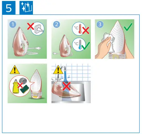 PHILIPS GC4909 Series Steam Iron fig8