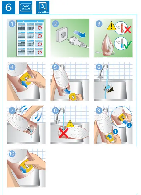 PHILIPS GC4909 Series Steam Iron fig9
