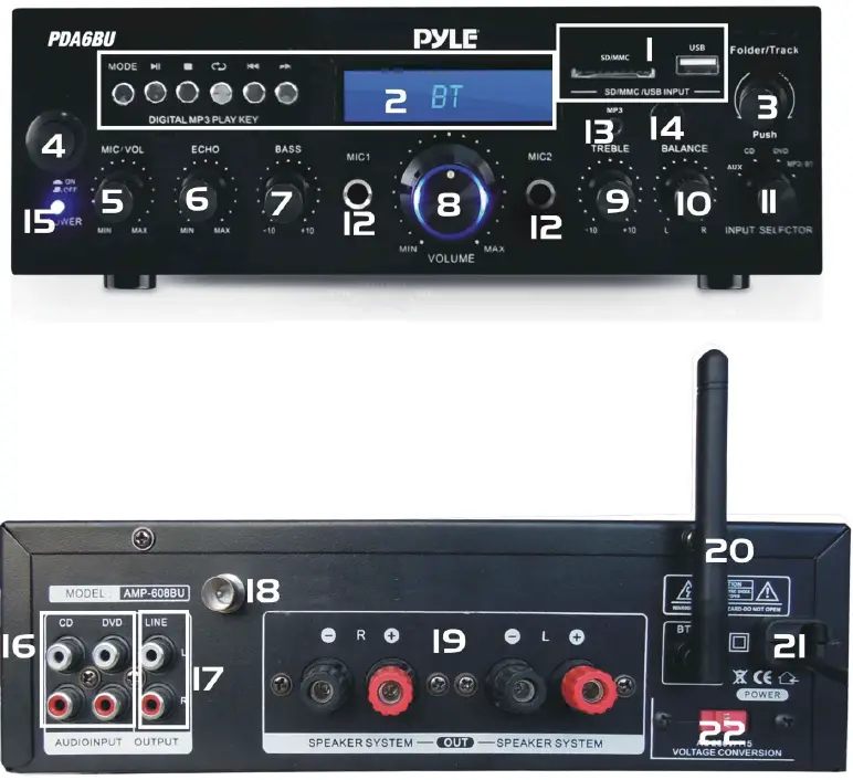 PYLE-PDA6BU-Wireless-Bluetooth-Power-Amplifier-FIG-1