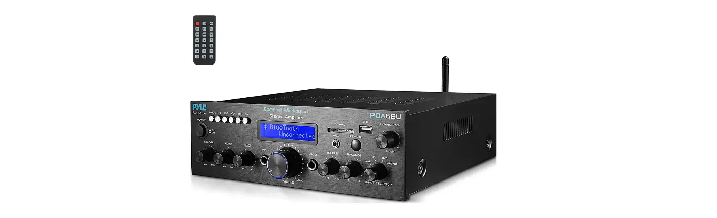 Pyle Pda6bu Wireless Bluetooth Power Amplifier User Manual Pyle Pda6bu Wireless Bluetooth Power Amplifier User Manual